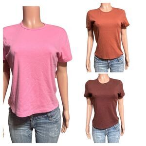 Pulp 3-piece set of women's crew neck short sleeve tee t-shirt M
